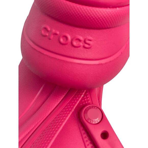 CROCS BAE PLATFORM CLOG SANDALS DRAGON FRUIT SZ 8 ULTRA CONTOURED OUTSOLE ICONIC - Picture 10 of 16
